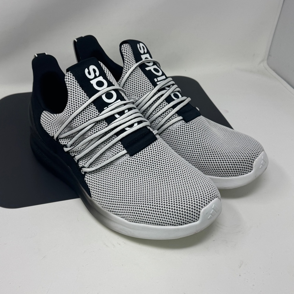 Adidas Lite Racer Adapt 7.0 Shoes Mens Size 13 White Black Running Sneakers